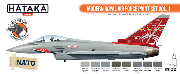 Modern Royal Air Force Paint set Vol.1 (8 Colours) HTK-CS52
