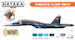 Ultimate Su-34 "Fullback" paint set  (6 Colours)  HTK-CS58