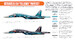 Ultimate Su-34 "Fullback" paint set  (6 Colours)  HTK-CS58
