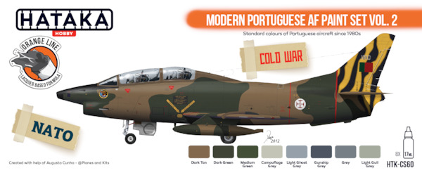 Modern Portuguese AF paint set vol. 2 (8 colours)  HTK-CS60