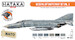 Modern Luftwaffe Paint set Vol. 3 (6 colours) HTK-CS61
