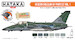 Modern Brazilian AF paint set Vo.1 (6 colours) HTK-CS74