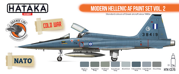 Modern Hellenic AF Paint Set Vol 2 (8 colours)  HTK-CS75