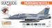 Modern Brazilian AF paint set Vo.2 (6 colours) HTK-CS78