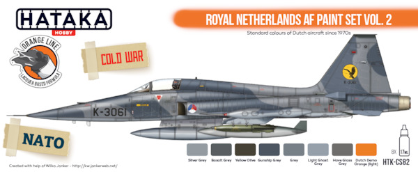 Royal Netherlands AF paint set vol. 2 (8 Colours)  HTK-CS82
