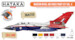 Modern Royal Air Force paint set vol. 4 (6 colours) HTK-CS85