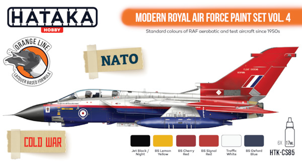 Modern Royal Air Force paint set vol. 4 (6 colours)  HTK-CS85