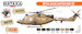 British AF Helicopters paint set vol. 1 (8 colours) HTK-CS87