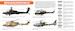 British AF Helicopters paint set vol. 1 (8 colours)  HTK-CS87