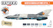 Modern Romanian Aircraft Vol.1 Paint set (6 colours) HTK-CS91