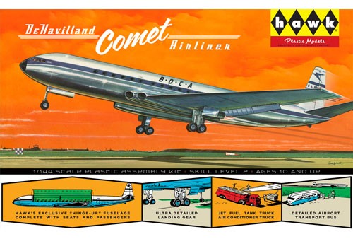 De Havilland Comet jet liner with interior (LAST STOCKS) HL512/12