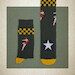 Pair of war machine socks: USAF B-17 Flying Fortress Memphis Belle SOCK B17