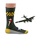 Pair of war machine socks: USAF B-17 Flying Fortress Memphis Belle 