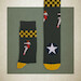 Pair of war machine socks: USAF B-17 Flying Fortress Memphis Belle  SOCK B17