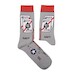 Pair of fighter jets socks: Iconic Squadrons F18E Black Aces  SOCK F18E BA