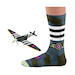 Pair of war machine socks: Spitfire Invasion Stripes 