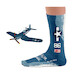 Pair of war machine socks: USAF F4U-1 Corsair Lucybelle  SOCK LUCY