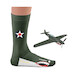 Pair of war machine socks: USAF Curtiss P-40 
