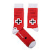 Pair of war machine socks: Red Baron Fokker Dr.1 SOCK RED BARON