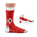 Pair of war machine socks: Red Baron Fokker Dr.1 