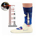 Pair of fighter jets socks: NASA Saturn V  SOCK SATURN