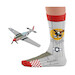 Pair of war machine socks: P51 Mustang Shangrila 