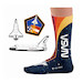 Pair of spacecraft socks: NASA Space 
