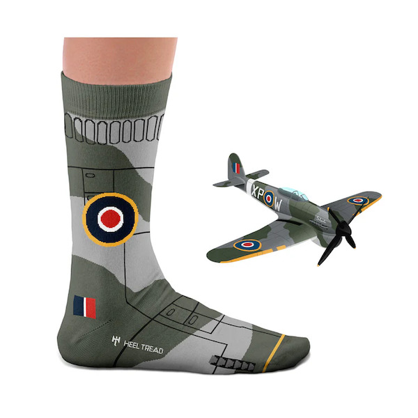 Pair of war machine socks: RAF Hawker Typhoon SOCK TYPHOON