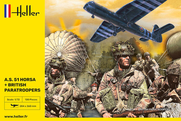 Airspeed AS51 Horsa and British paratroopers STARTERKIT 30313