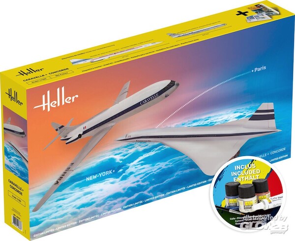Caravelle + Concorde Starter set with paint and book 52333