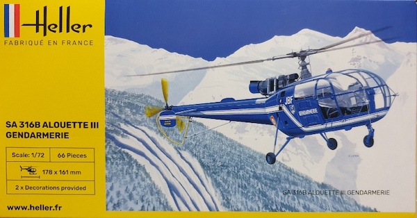 SA316 Alouette III Gendarmerie 80286