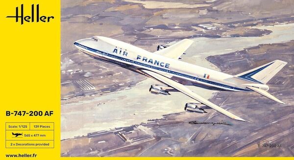Boeing 747-200 (Air France, old and new colours) REISSUE with new decals  80459