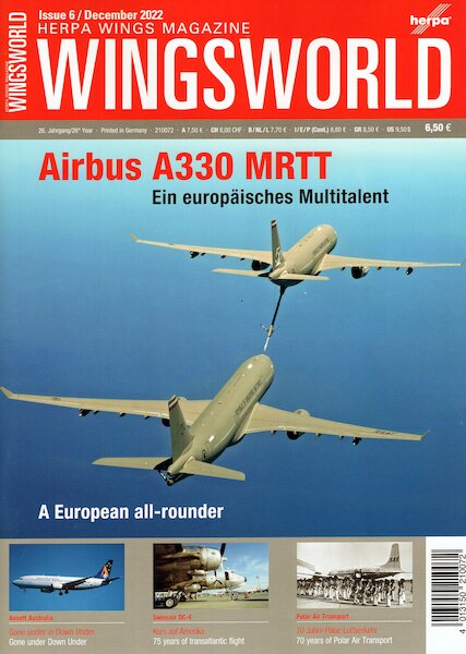Herpa Wingsworld Issue 6 December 2022 4013150210072