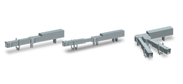 Airport Accessories Jet Bridges set of 2  521031