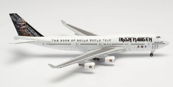 Boeing 747-400 Iron Maiden Ed Force One Book o Souls W.T. 16 TF-AAK 535564