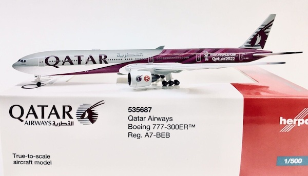 Boeing 777-300ER Qatar Airways FIFA World Cup 2022 A7-BEB 535687