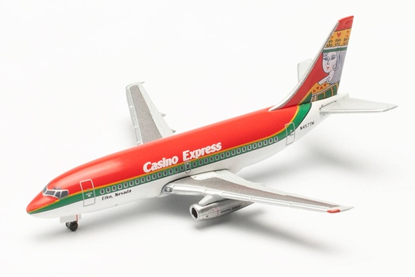 Boeing 737-200 Casino Express Queen of Hearts N457TM 535700