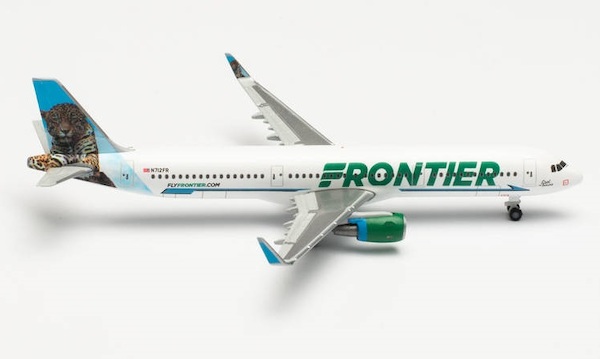 Airbus A321 Frontier Airlines Spot the Jaguar N712FR 535847
