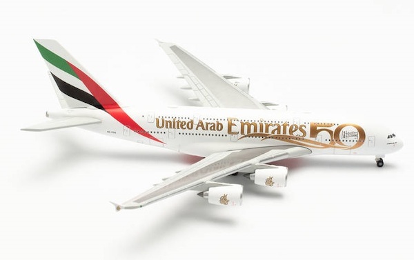 Airbus A380 Emirates UAE 50th Anniversary A6-EVG 536202