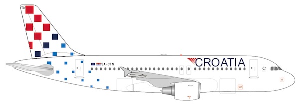 Airbus A319 Croatia Airlines