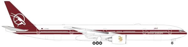 Boeing 777-300ER Qatar Airways 25 Years of Excellence A7-BAC 536561