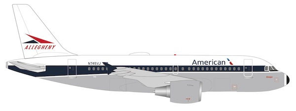 Airbus A319 American Airlines / Allegheny Heritage N745NJ 536608