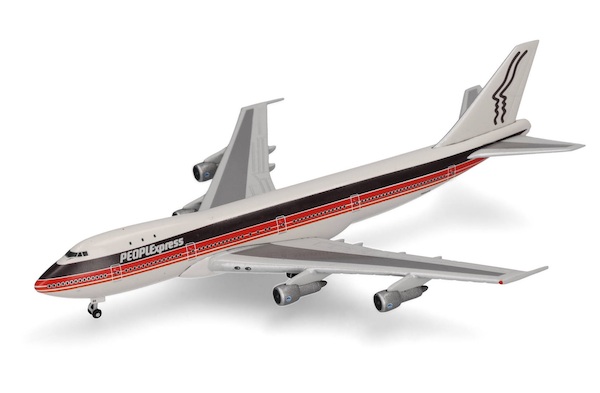 Boeing 747-100 PEOPLE Express N603PE Herpa Wings Club Edition 536813