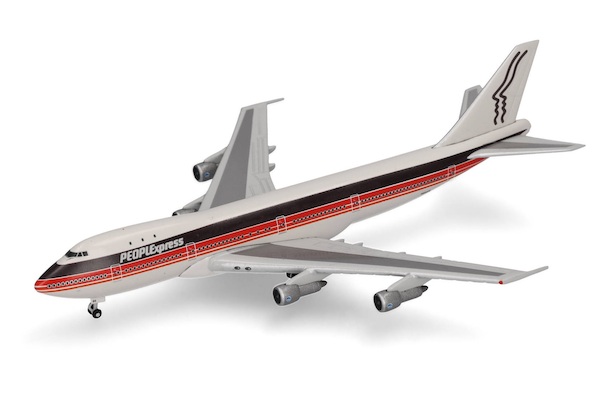 Boeing 747-100 PEOPLE Express N603PE Herpa Wings Club Edition  536813