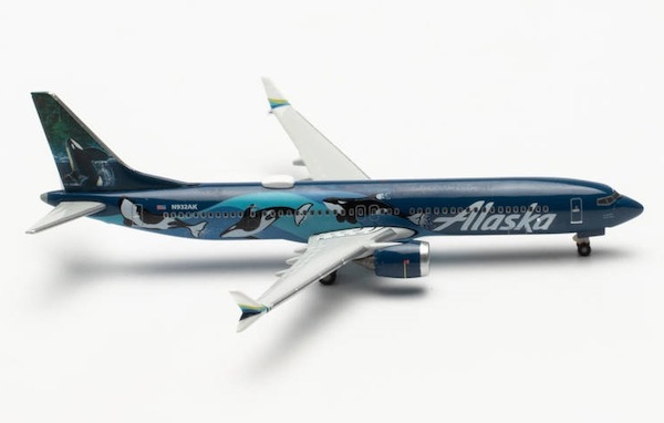 Boeing 737 MAX 9 Alaska "Orca West Coast Wonders" N932AK 536820