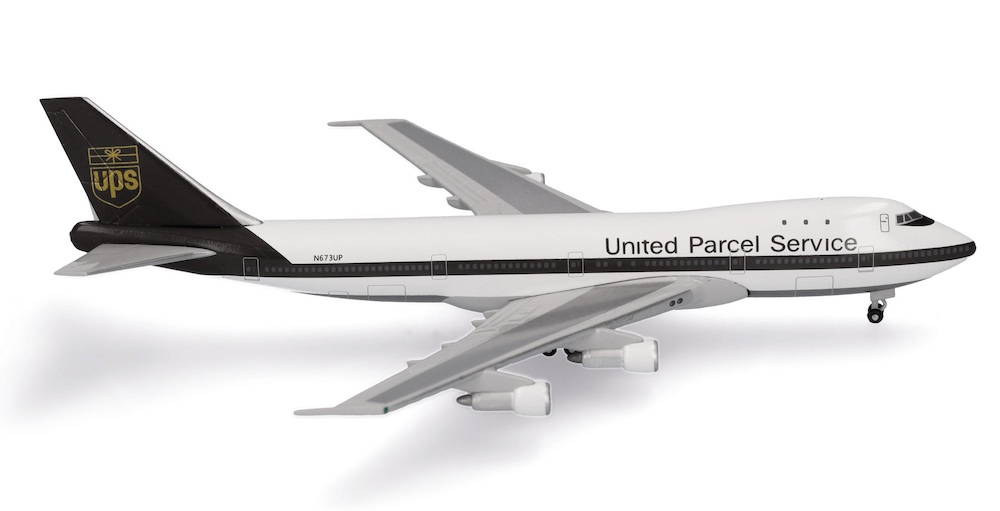 Herpa Wings 537063 Boeing 747100F UPS N673UP