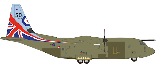 Lockheed Hercules C130J / C.5 S.H. RAF 47 Sqd. 50th Anniversary  537445