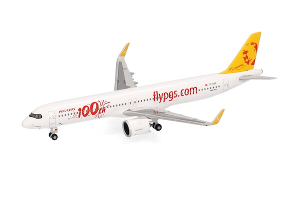 Airbus A321neo Pegasus Airlines "Cumhuriyet" TC-RDP Herpa Wings Club Edition 537728