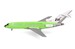 Boeing 727-100 Braniff International, solid lime green N300BN  537988