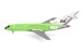 Boeing 727-100 Braniff International, solid lime green N300BN  537988